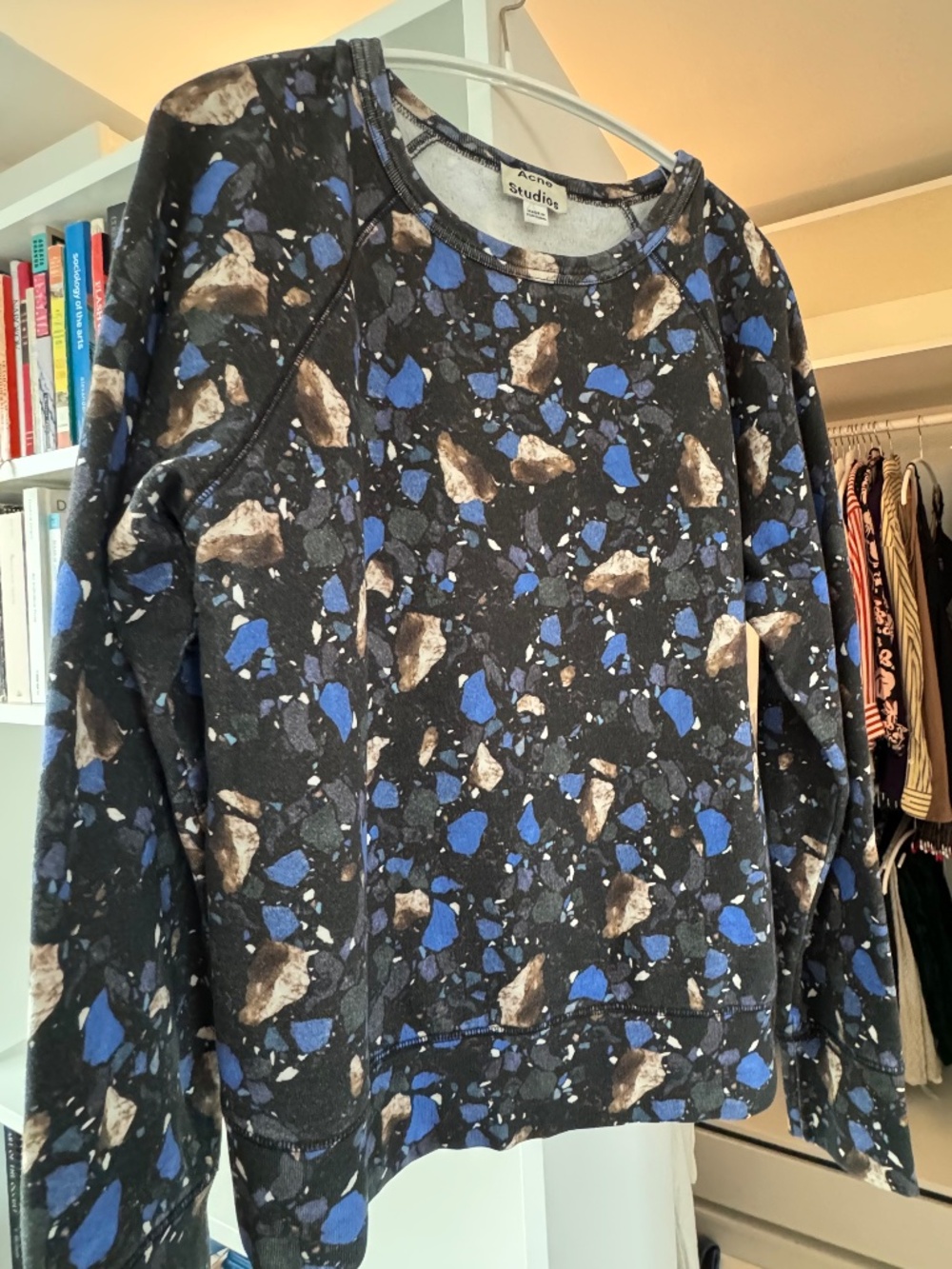 Acne Studios College Sweatshirt "Rock Pattern" — Great Condition Size S